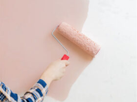 関西ペイントブラーノ　賃貸住宅の壁紙を塗装